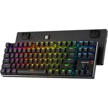 Teclado Redragon Dharma Pro TKL PROK660-RGB Pro - Preto/Vermelho