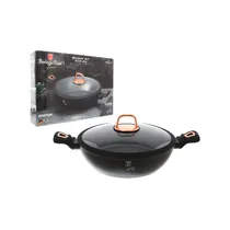 Panela c/Tampa Mármore Preto 3.8L
