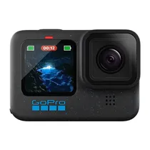 Câmera de Ação Gopro Hero 12 Black CHDHX-121-RW com 27MP GP2 Chip / Video 5.3K A 60FPS / 2 Telas / Wi-Fi - Preto
