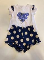 Chicco Fashion Set 2 PZ Camiseta c/ Pantalones Corto Tela 9M s/C