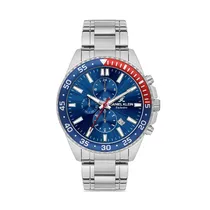 Relógio Analógico Masculino Daniel Klein Exclusive DK.1.12618-2 - Prata/Azul