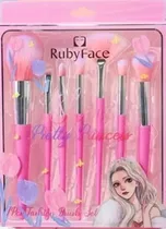 Ruby Face Set de Brochas Pretty Princess Y41528 7PCS Rosa  Ruby Face S...