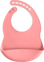 Babador Pega-Migalhas Em Silicone Rosa Buba - 15640