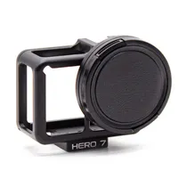 Caixa de Proteção Em Alumínio Gopower GPR507 com Filtro Uv 52MM para Gopro Hero 5 e 6 - Preto