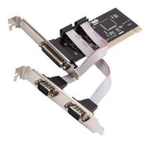 Placa PCI p/ 1 Paralelo 2 Serial