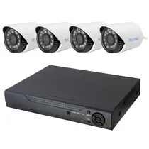 DVR Tucano K-04 - 8 Canais - Kit 4 Câmeras - HD - Preto