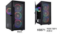 Gabinete Sate K8871 4 Fan Preto