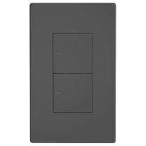 Interruptor de Parede Inteligente Smart Sonoff Switchman M5-2C-120 + DR 7001 Wi-Fi/Bluetooth/2 Botoes - Dim Grey