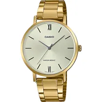 Relógio Casio LTP-VT01G-9BUDF Analógico Feminino - Gold/Champagne