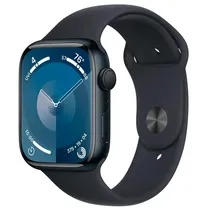 Apple Watch Series 9 MR8W3LW/A – Bluetooth – Wi-Fi – 41MM – s/M – GPS – Midnight Aluminum/Midnight Sport Band