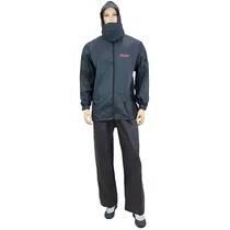 Sumax Vestuario Capa de Lluvia DC-07-C Con Forro 4XL Gris
