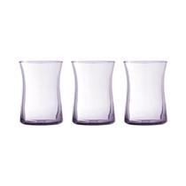 Set de Vasos Pasabahce Heybeli 420322 280ML Lila 3 Piezas