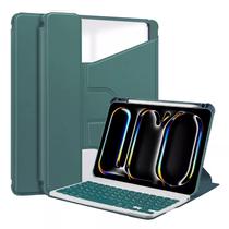 Capa Magnetica 4LIFE para iPad 10.2 com Teclado Wireless / Porta Pencil / Compativel com Android / Ios / Bluetooth - Verde