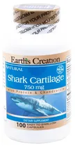 Earth's Creation Shark Cartilage 750MG (100 Cápsulas)