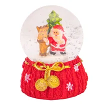 Globo de Neve Cenário de Natal.8CM Altura 4CM Diametro
