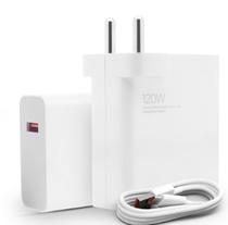 Cargador Tomada Xiaomi MDY-13-Eg + Cabo Type-C / USB / 120W - Branco (1 Linha)