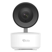 Camera de Seguranca 4LIFE Trak 360 Smart Wifi (FLU6N) 2K / 3MP / Microfone / Alarma / Deteccao Humana / Visao Noturna / App Tuya Smart Life - Branco