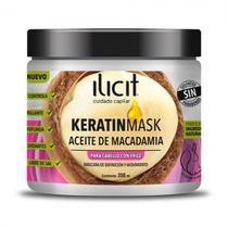 Mascara Capilar Ilicit Keratin Macadamia 350ML