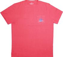 Outlet Camiseta Vineyard Vines 6V0002 Masculina - Rosa Coral