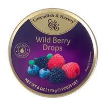 Caramelos Cavendish & Harvey Wild Berry Drops 175G