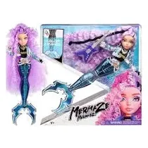 Mga Muñeca Sirena Mermaze Mermaidz Riviera c/ Cola Color Change Plastico 3+ Años Multicolor