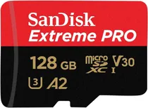 Memoria Micro SD 128GB Sandisk Extreme 190-90 MB/s U3