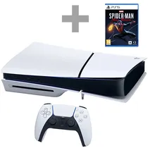 Console Sony Playstation 5 Slim 1TB CFI-2115 8K + Jogo Spider-Man: Miles Morales