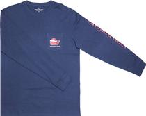 Outlet Camiseta Manga Longa Vineyard Vines 1V001124 Masculina - Navy