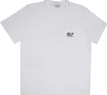 Outlet Camiseta Vineyard Vines Masculina - White Cap
