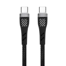 Cabo Yookie CB65 - 60W - Tipo c/Tipo C - 1 Metro - Preto