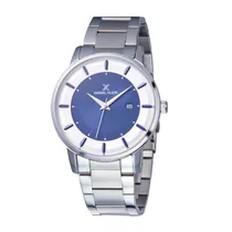 Relógio Analógico Masculino Daniel Klein Premium DK12021-3 - Prata e Azul