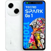 Celular Tecno Spark Go 1 KL4 - 4/128GB - 6.67" - Dual Sim - Glittery White