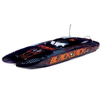 Lancha Proboat Blackjack 42" 8S BLZ Catamaran Black/Orange PRB08043T1
