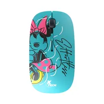 Mouse Inalámbrico Xtech Minnie XTM-D340MK Azul