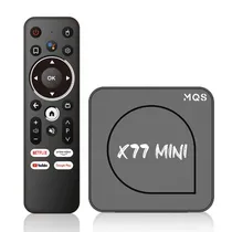 Receptor TV Box MQS X77 Mini / 4K / 64GB / 256GB / Wifi / Android 10 - Preto
