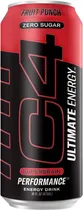 Energético C4 Ultimate Energy Performance Fruit Punch - 473ML