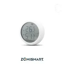 Zemismart Sensor Temperatura/Humedad Zigbee A Pila AAA Blanco
