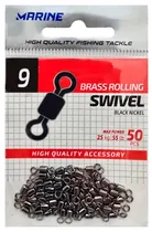 Girador Marine Sports 09 Brass Rolling Black Nickel com 50 Pçs