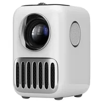 Projetor Wanbo T2R Max de 250 Ansi Lumens com HDMI e USB Bivolt – Branco