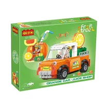 Cogo Bloques Cogo Fruit Series Blocks 217PCS Plastico 6+ Años Multicolor