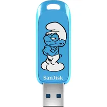 Pendrive Sandisk Smurfs USB 3.2 64 GB - Azul (SDCZIS-064G-G46)