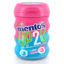 Goma de Mascar Mentos UP2U Menta Ou Tutti Frutti 56G