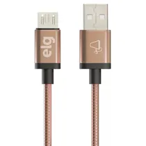 Cabo Micro-Sub Elg INX510GD 2.1A 12W 1M Dourado