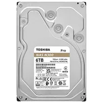 HD Toshiba 6TB N300 Pro Nas 3.5" SATA 3 7200RPM - HDWG760XZSTB