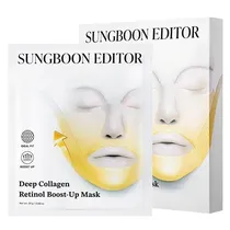 Máscara Facial Sungboon Editor Deep Collagem Retinol Boost Up - 4 Unidades