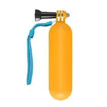 Suporte Boia Flutuador 4LIFE Versaflex Colletion Floaty Blobber + Strap + Screw FL16 para Camera de Açao Gopro - Amarelo