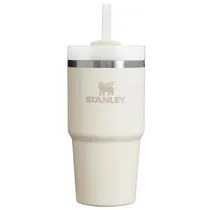Stanley Flowstate Quencher H2.0 Tumbler 591 ML - Creme (com Canudo)