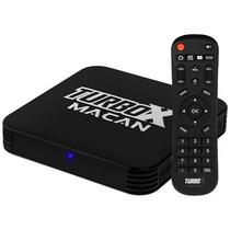 Receptor Fta Audisat Turbo X Macan Iptv com Wi-Fi de 16GB/2GB Ram - Preto