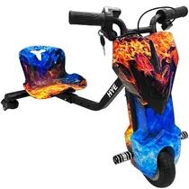 Triciclo Elétrico Hye HYE-TR01 6.5" Bluetooth/Speaker - Ice Fire