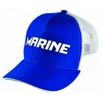 Marine Gorra de Pesca Azul/Blanco